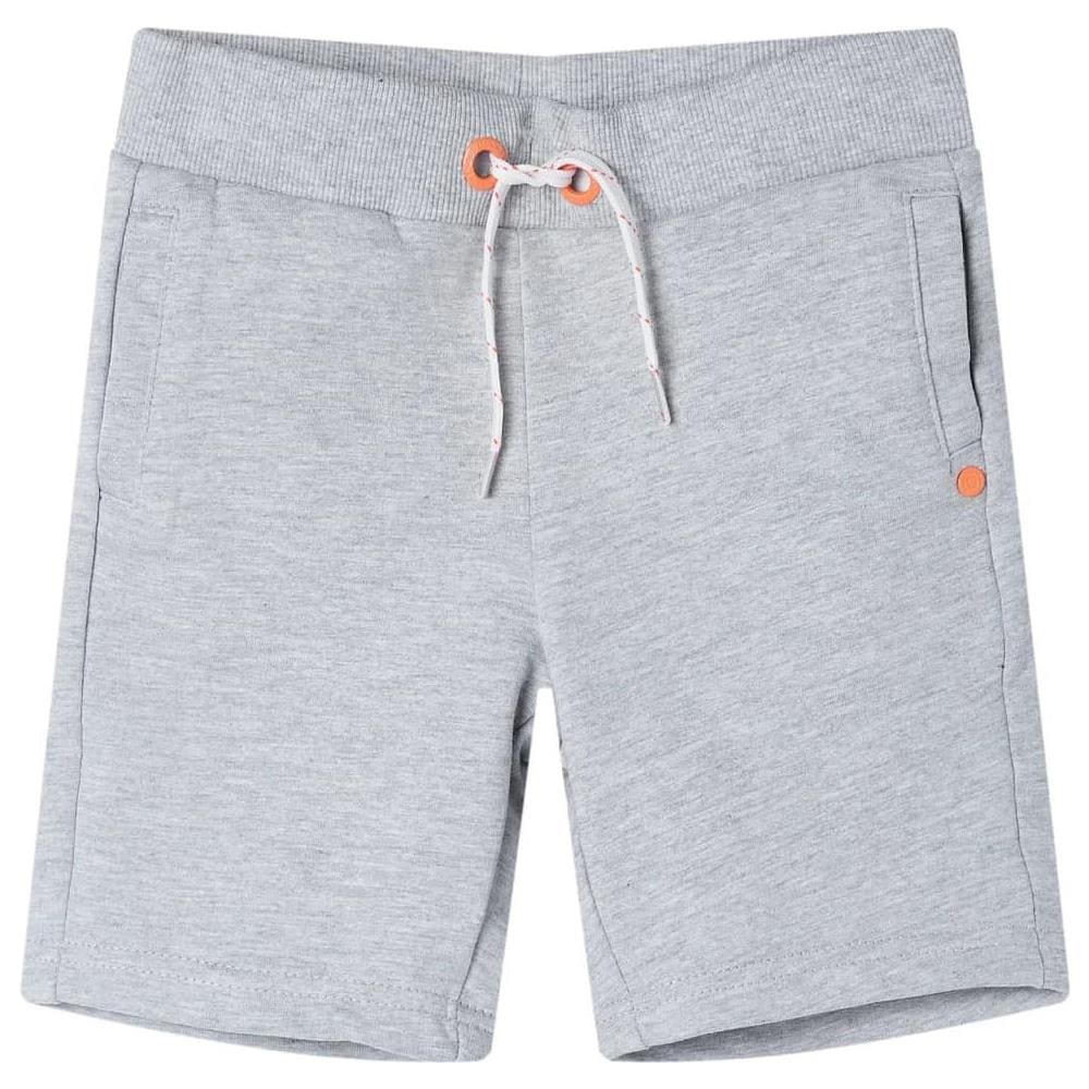 Pantaloncini per Bambini con Coulisse Grigio 128 - Foto 1