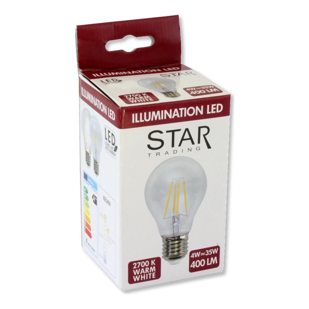 I-LED-E27-35WF - Lampada LED E27 Bianco Caldo 4W Filamento Classe A++ - Foto 2