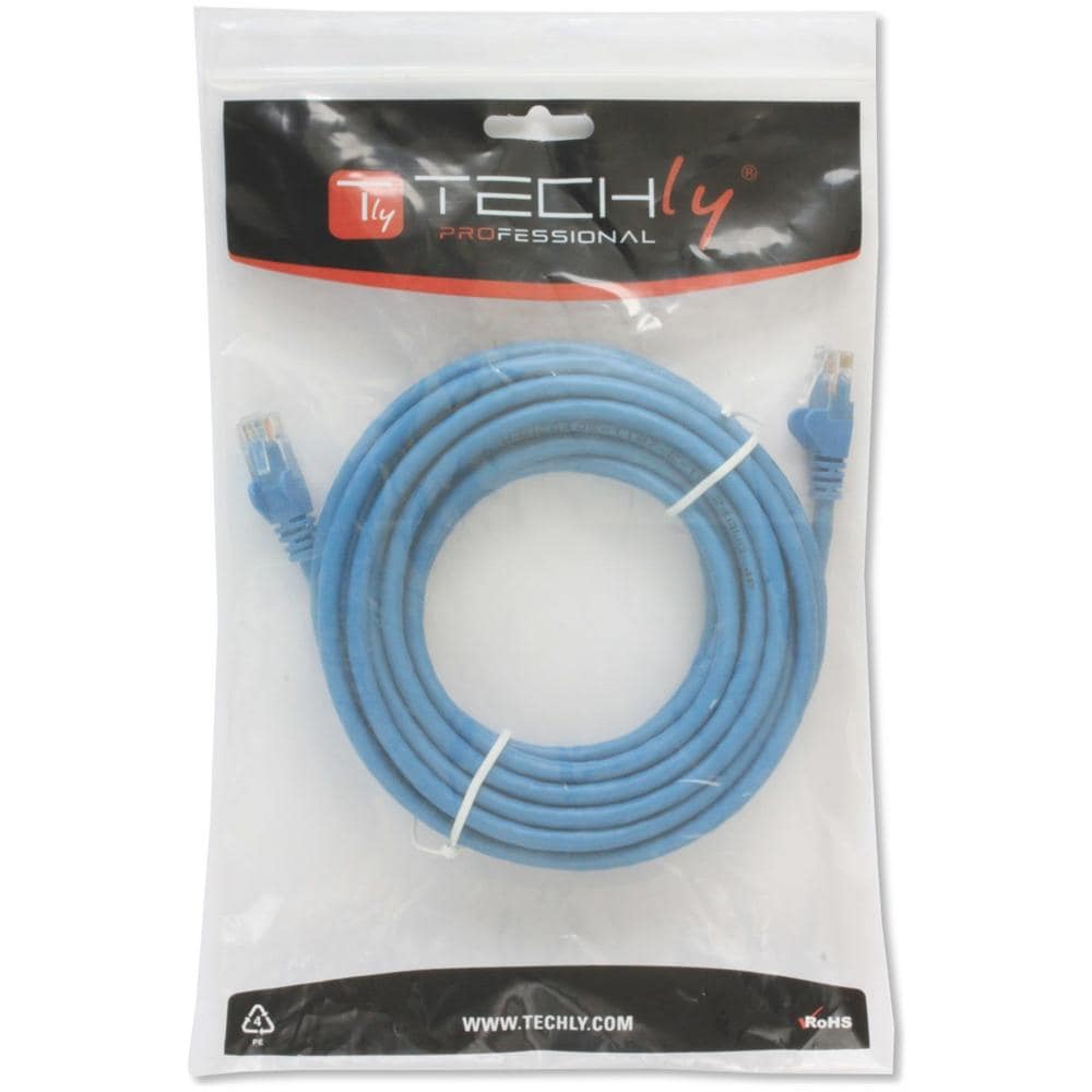 ICOC CCA6U-200-BLT - Cavo di rete Patch in CCA Cat. 6 Blu UTP 20m - Foto 2