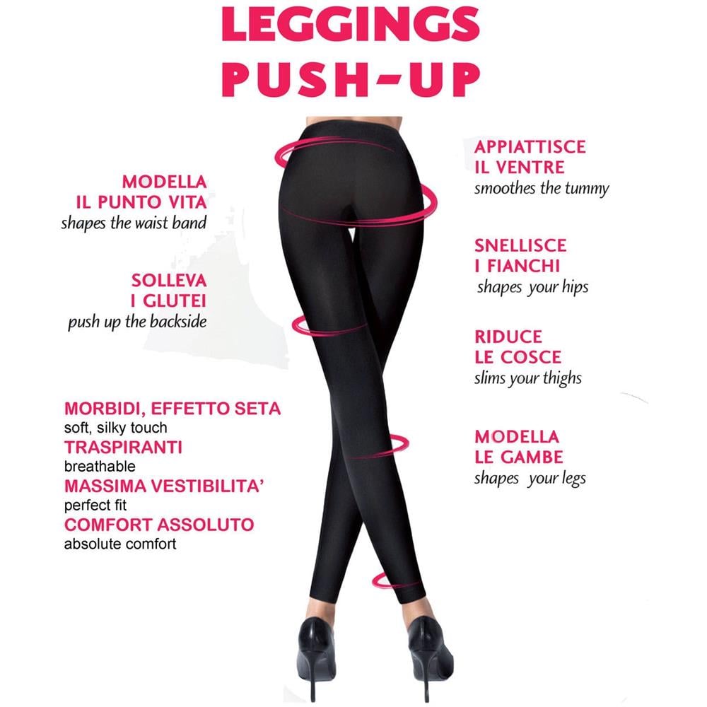 Leggings Donna Pantacollant Nero Blu Grigio Pantalone Donna Alza Glutei - Grigio - Foto 1