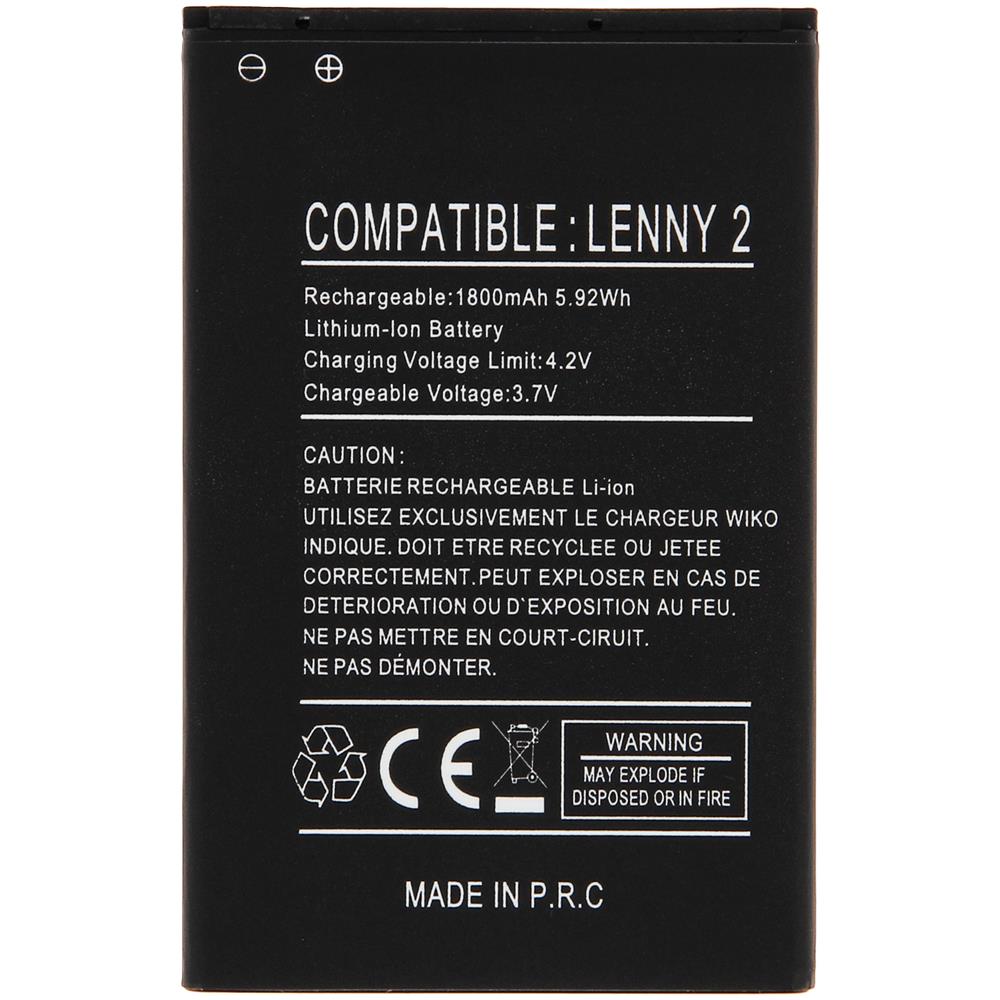 Batteria Compatibile 1800mah Per Wiko Lenny 2 - Foto 1