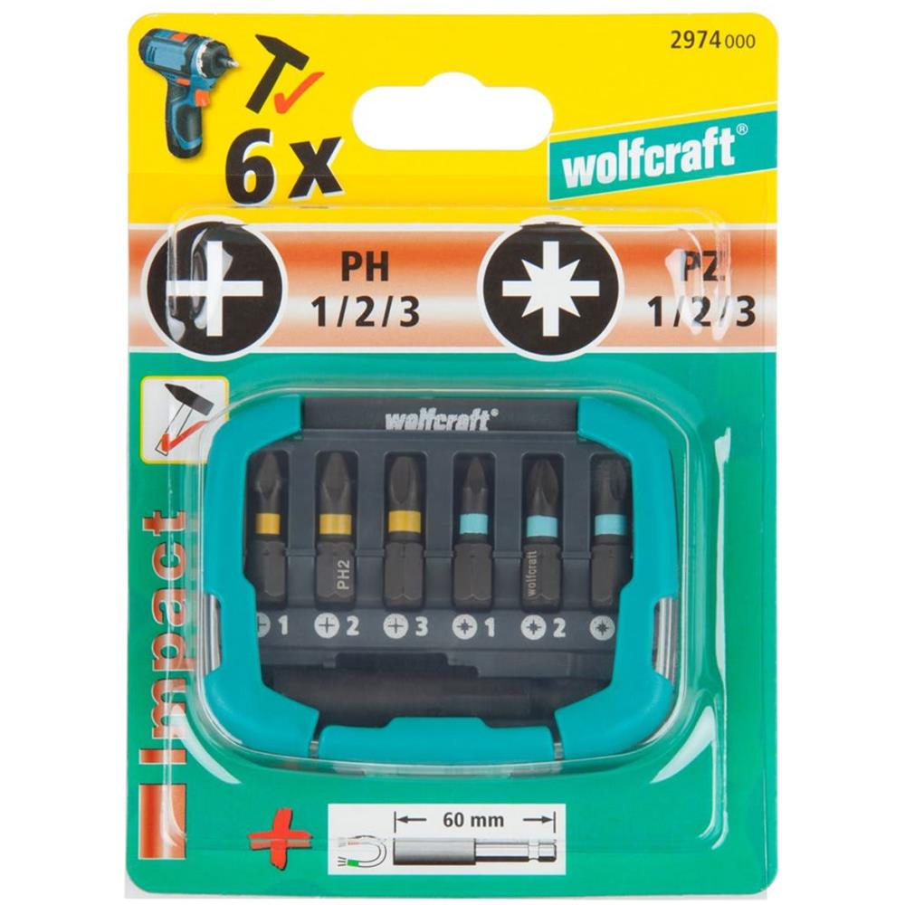 Set Punte Diamantate per Cacciavite a Percussione 7 pz 2974000 - Foto 2