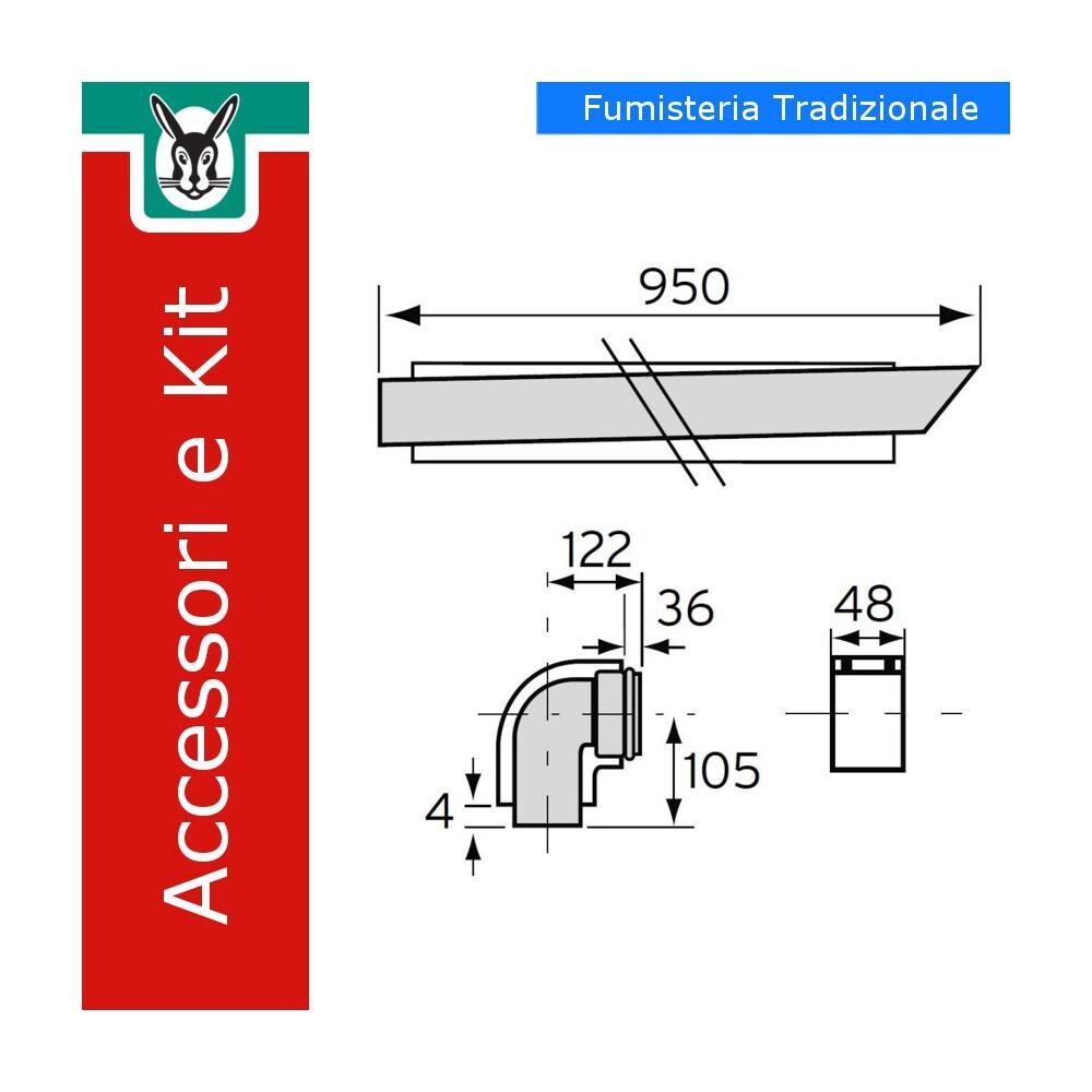 303845 Kit Scarico Coassiale, Con Terminale Antivento - Foto 3