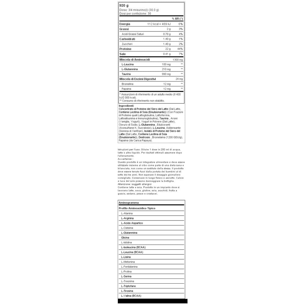 100% Whey Protein Professional 2 Lb (920g) - - Proteine, Whey - Vaniglia - Foto 2