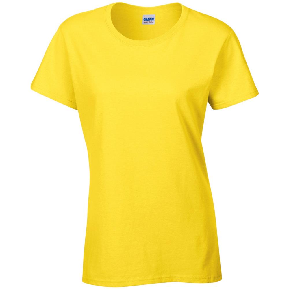 Maglietta 100% Cotone Donna (s) (giallo)  - Foto 1