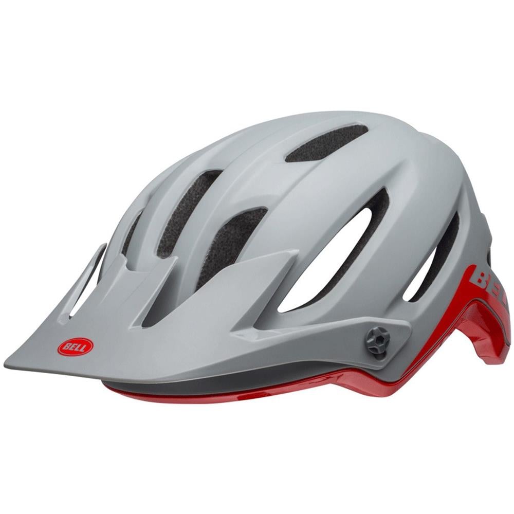 Casco Mtb Bell 2019 4forty Cliffhanger Matte Gloss Grigio Crimson (m 55-59cm, Grigio) - Foto 2