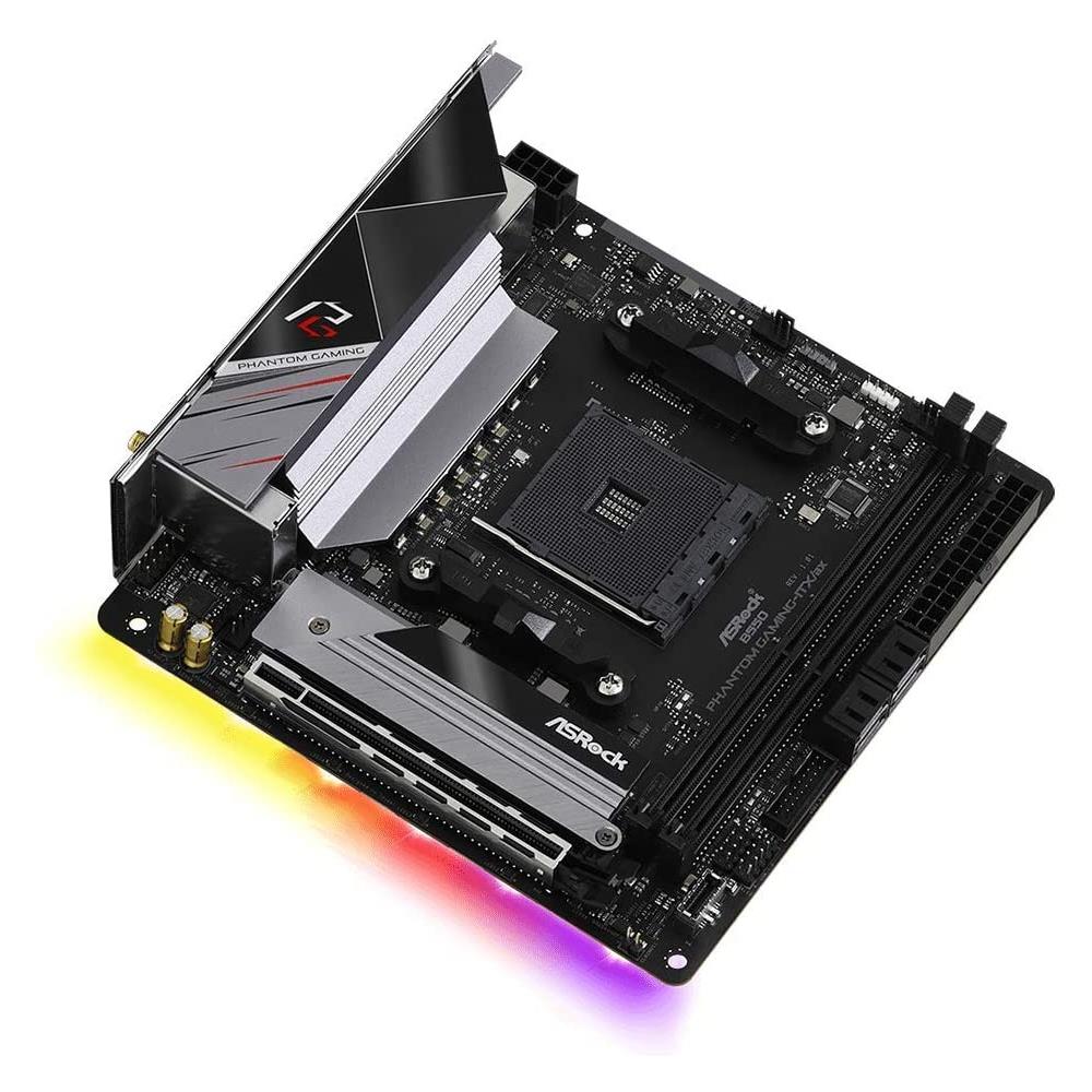 Scheda Madre B550 Phantom Gaming-ITX / a Socket AM4 Chipset B550 Mini ITX - Foto 2