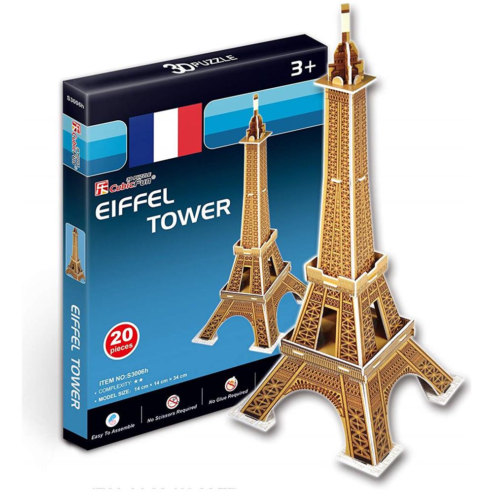 Puzzle 3d Monumenti S: Eiffel Tower - Foto 1