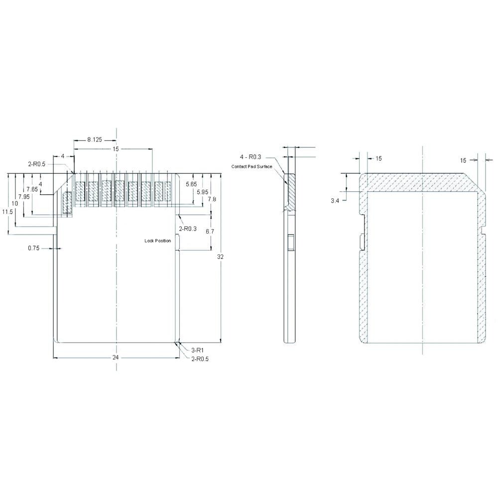 758-879/000-001 2GB SD NAND memoria flash - Foto 2
