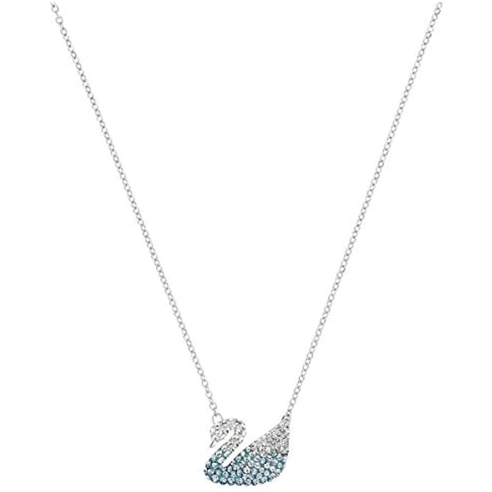 Pendente Iconic Swan, Multicolore, Placcatura Rodio (2) - Foto 1