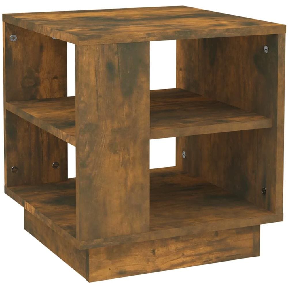 Tavolino Da Salotto Rovere Fumo 40x40x43 Cm Legno Multistrato - Foto 2