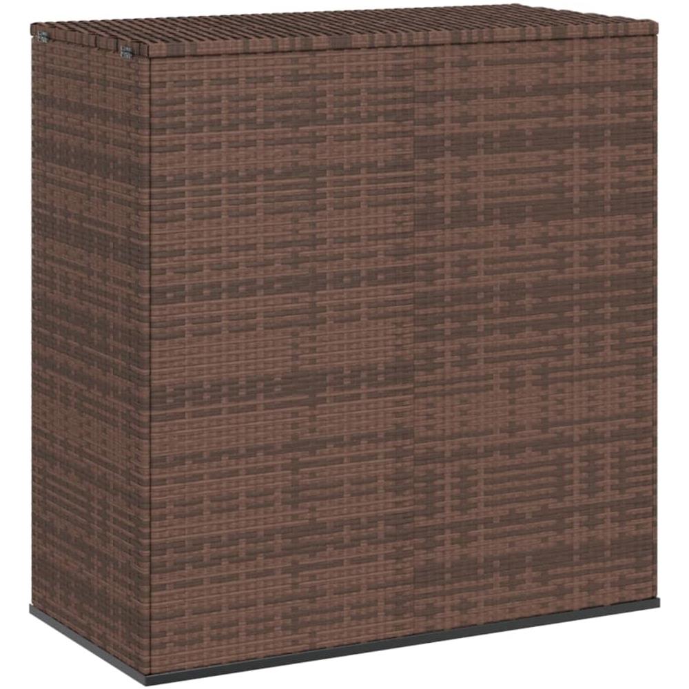 Contenitore Da Giardino In Rattan Pe 100x49x103,5 Cm Marrone - Foto 1