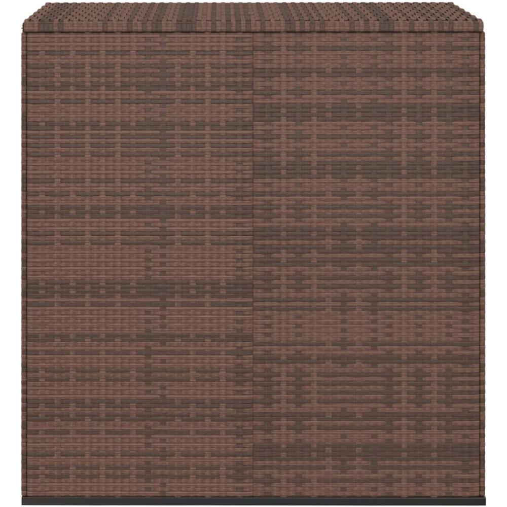 Contenitore Da Giardino In Rattan Pe 100x49x103,5 Cm Marrone - Foto 2