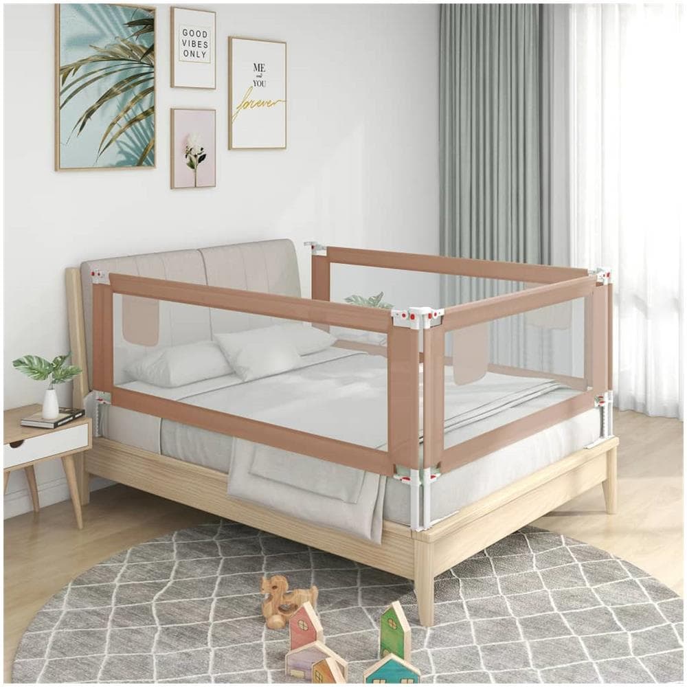 Sponda Letto di Sicurezza per Bambini Talpa 100x25cm in Tessuto - Foto 1