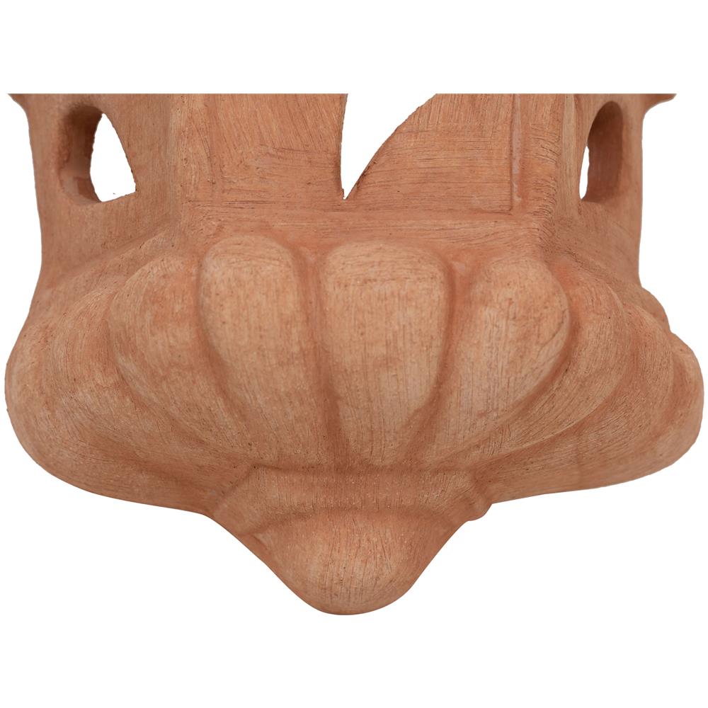 Lanterna Da Esterno In Terracotta 41x33x14 Cm | Lanterne Da Esterno Portacandele Made In Italy | Lanterne Per Illuminazione Giardino - Foto 4