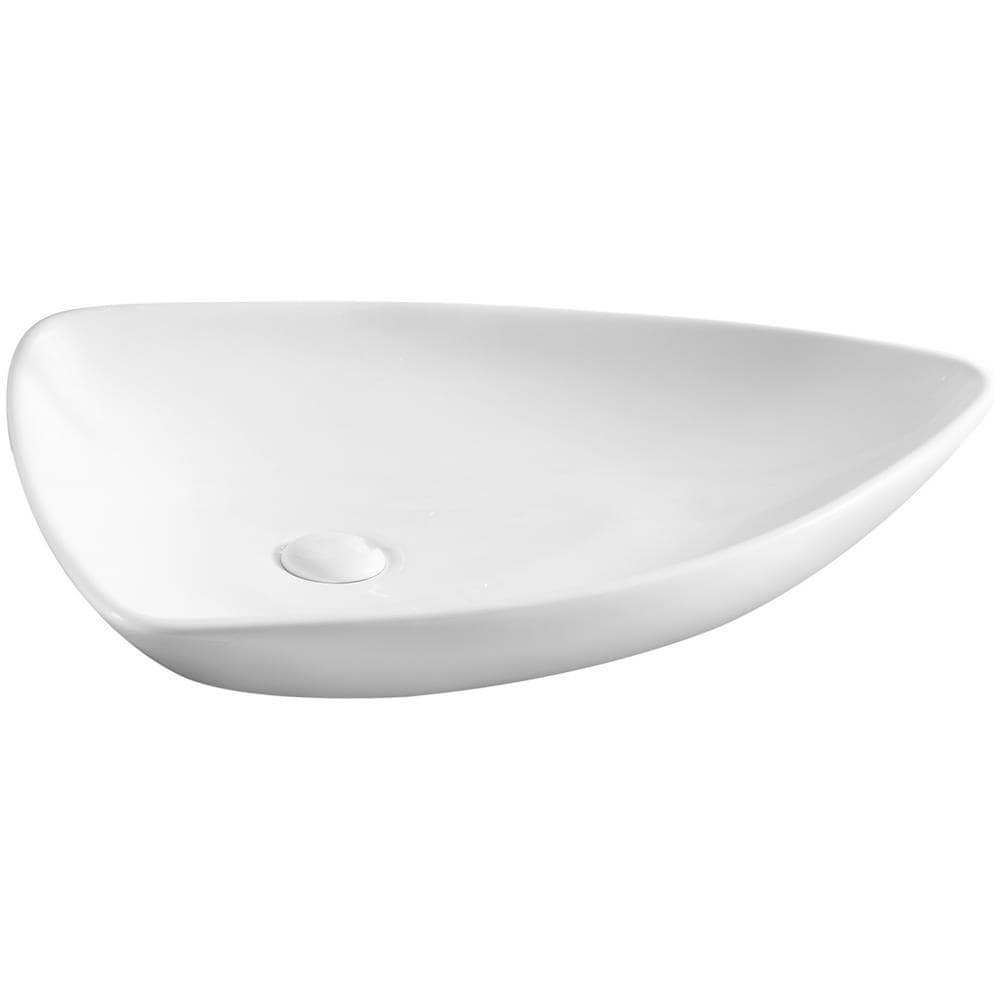 Lavabo Da Appoggio 66x46.5 Cm, Colore Bianco - Foto 2
