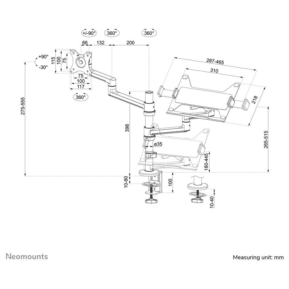 supporto da scrivania per monitor e notebook - Foto 20