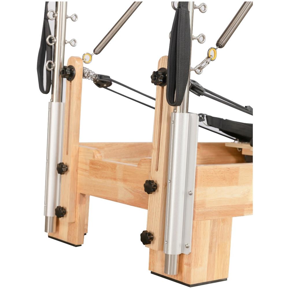 Macchina Pilates Reformer Con Torre In Legno Robusta E Completa - Foto 2