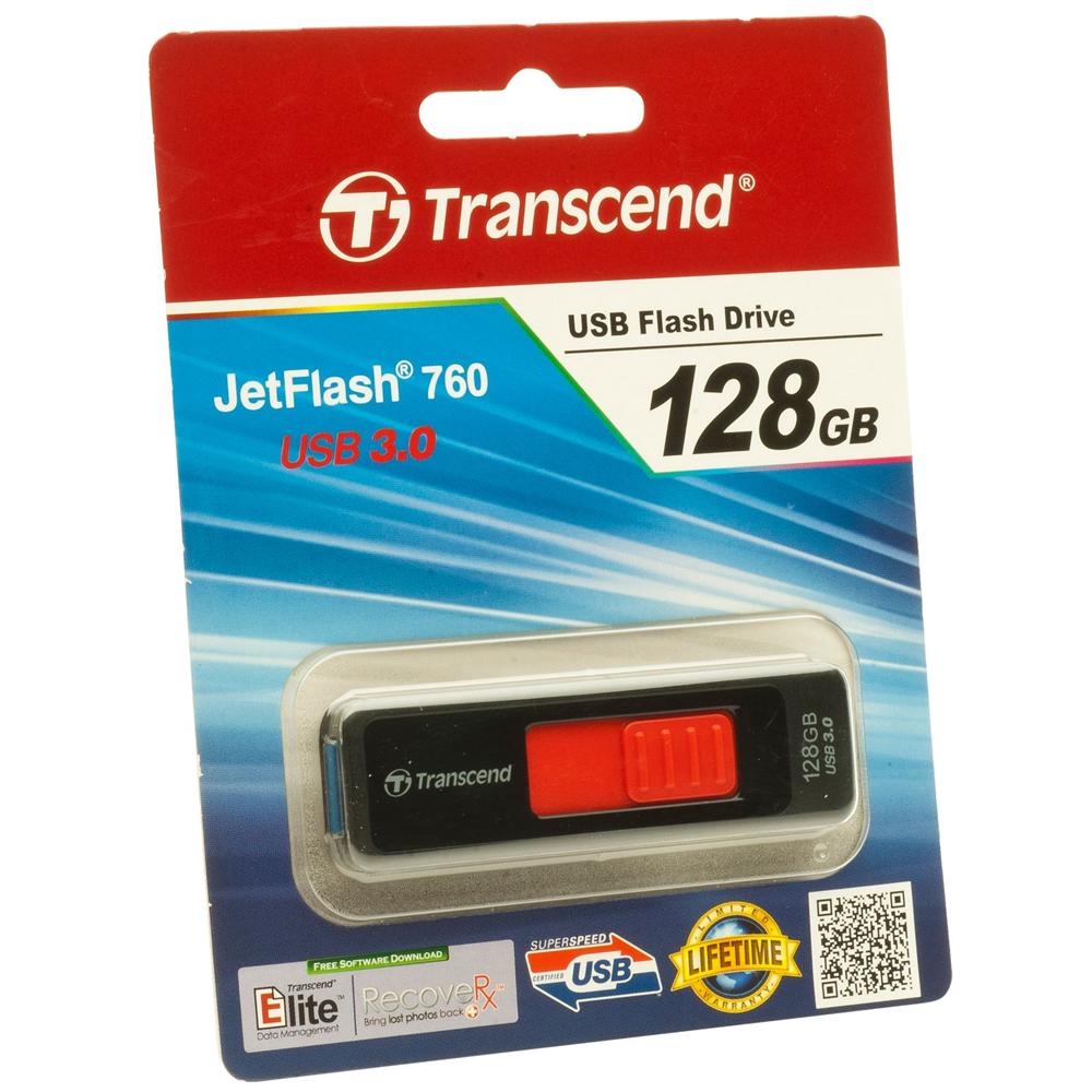Pendrive 128 GB JetFlash 760 Interfaccia USB 3.0 Colore Nero / Rosso - Foto 4