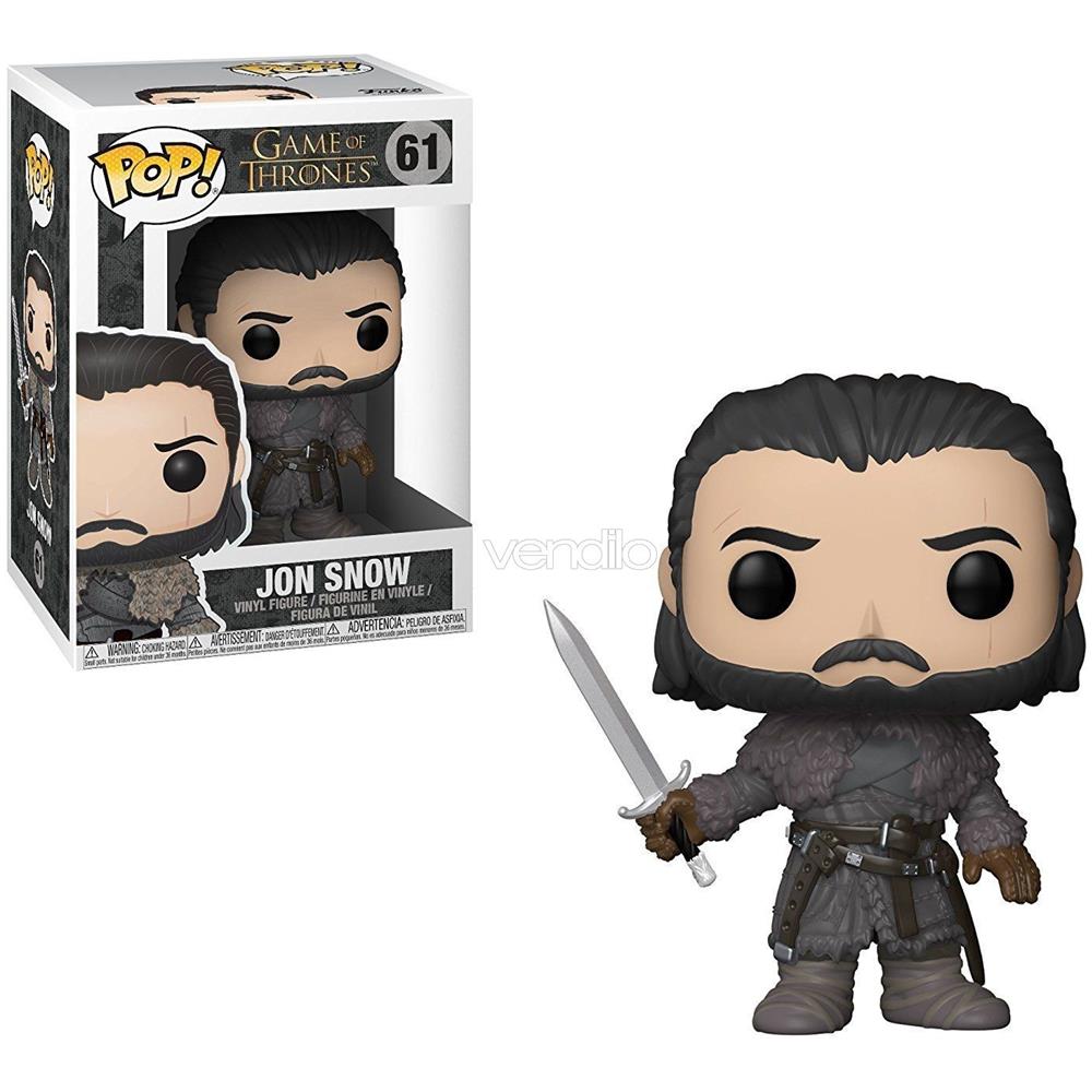 Game Of Thrones Pop Serie Tv Vinile Figura Jon Snow 9 Cm - Foto 3