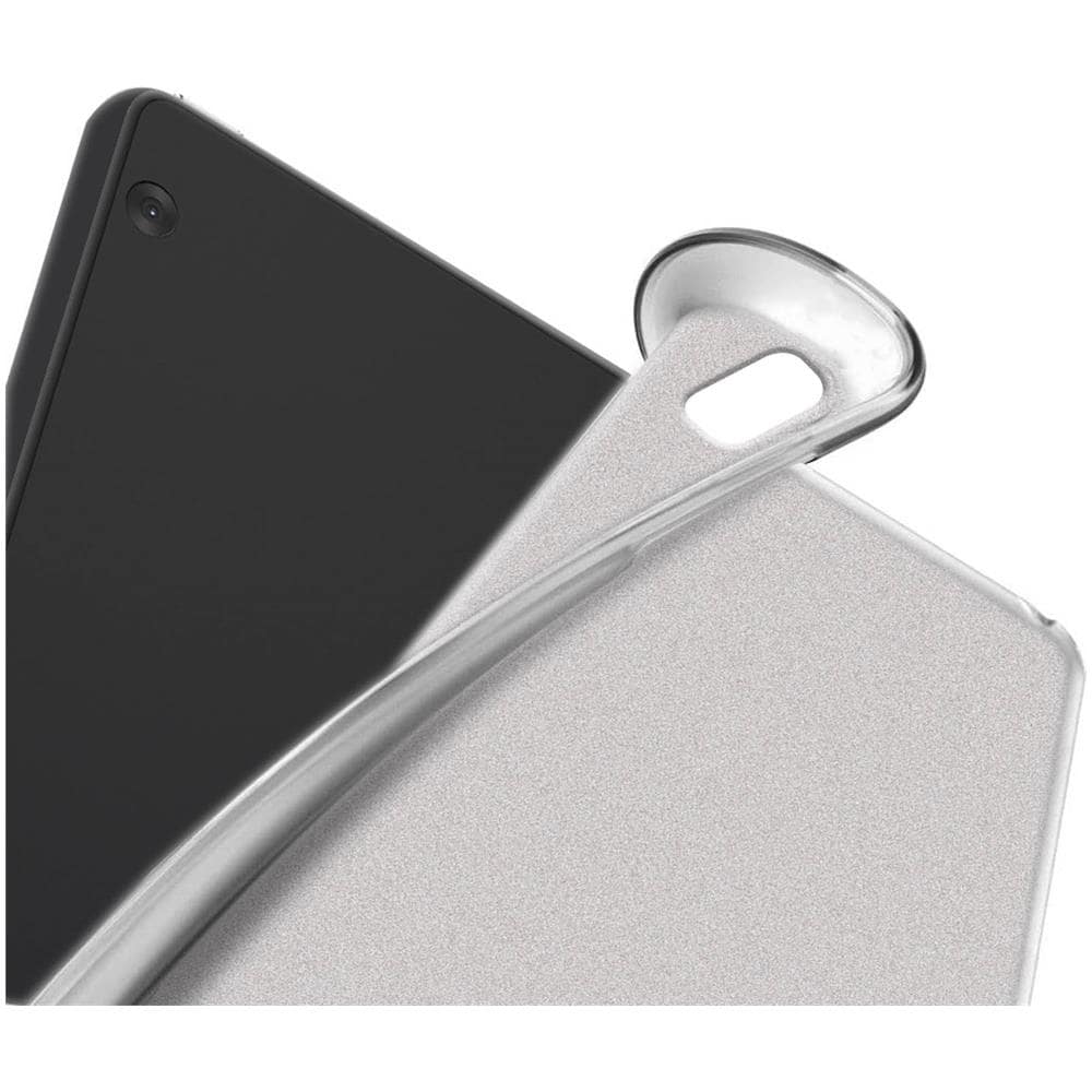 Cover Lenovo Smart Tab M10 10.1 Protezione Silicone Morbido Antishock Bianco - Foto 2