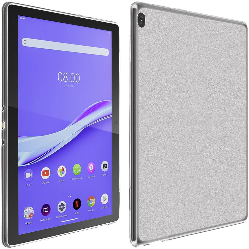 Cover Lenovo Smart Tab M10 10.1 Protezione Silicone Morbido Antishock Bianco - Foto 1