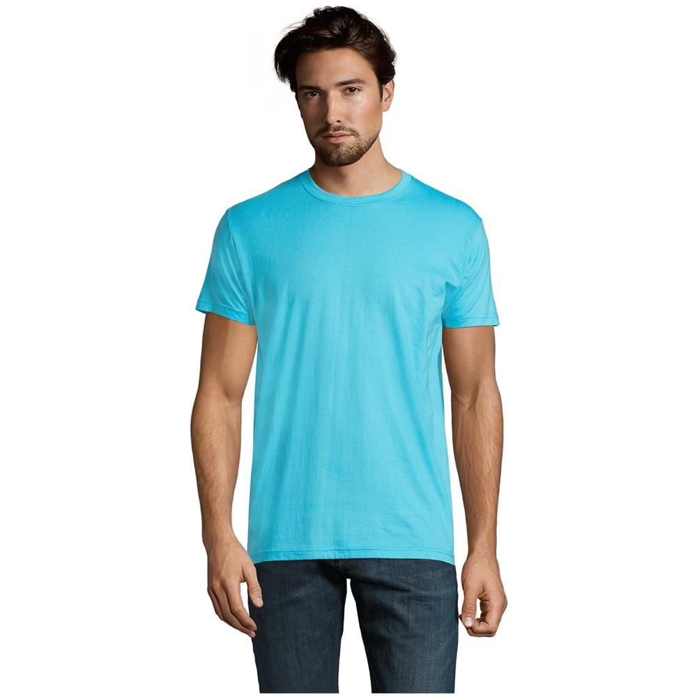 T-shirt Girocollo Da Uomo Modello Imperiale Taglia S Colore Atollo Blu - Foto 1