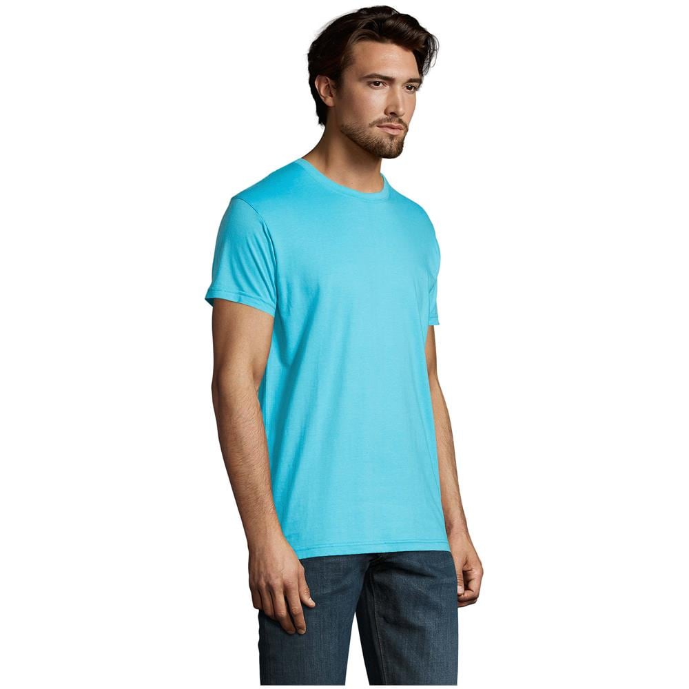 T-shirt Girocollo Da Uomo Modello Imperiale Taglia S Colore Atollo Blu - Foto 3