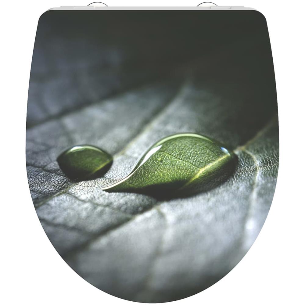 Tavoletta Lucida Chiusura Ammortizzata Duroplast RAINDROP - Foto 1