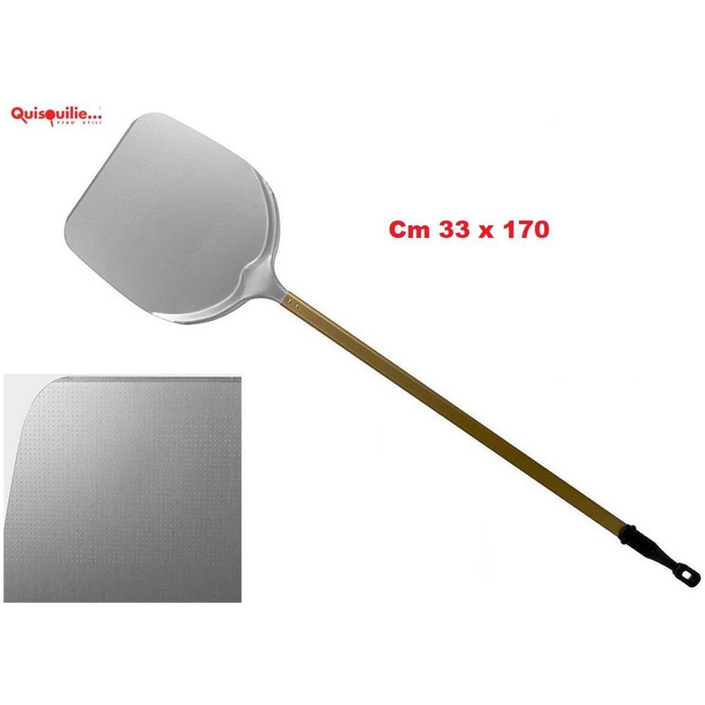 Mastropizza, Pala Pizza 33x170, Leggera, Alluminio Anodizzato Per Alimenti Prodotta In Italia - Foto 1