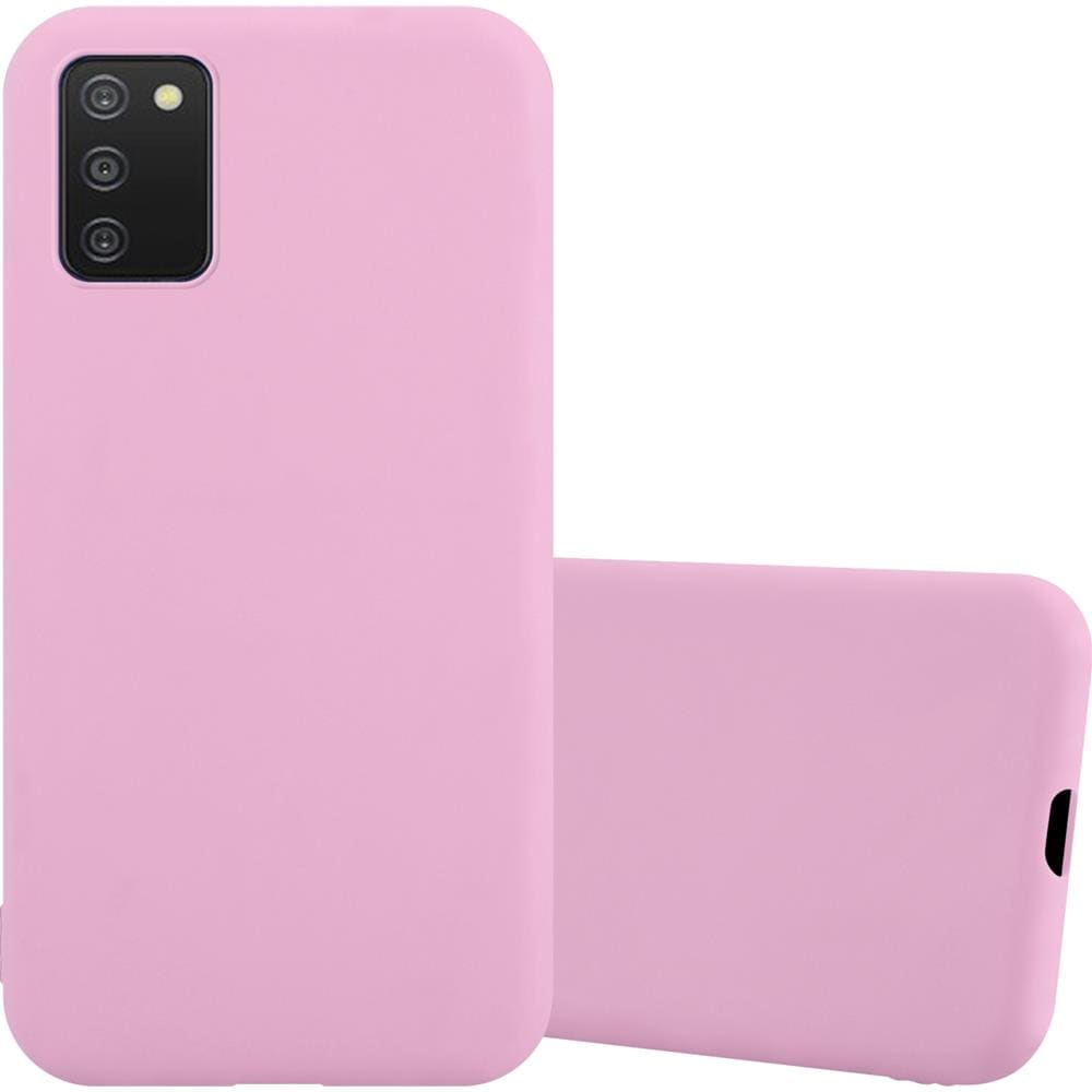 Custodia Compatibile Con Samsung Galaxy A03s In Candy Rosa - Coperchio Protettivo In Silicone Tpu Flessibile - Foto 1