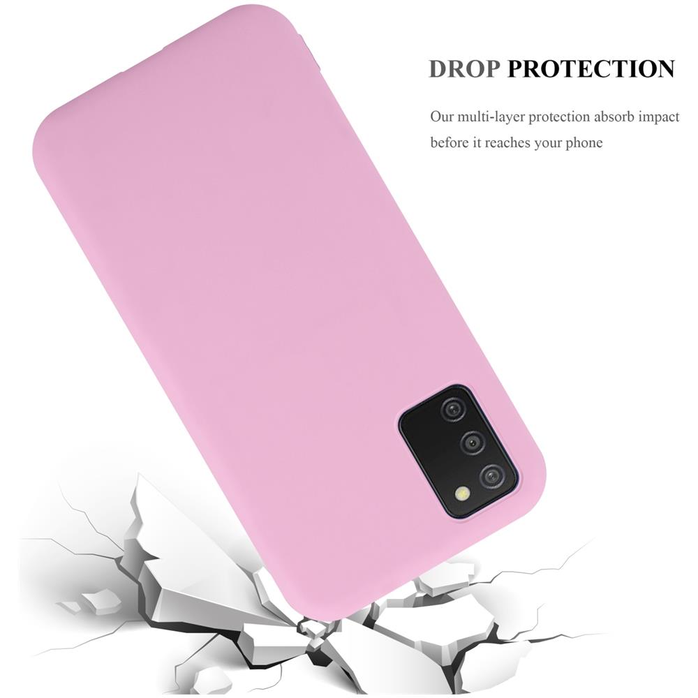 Custodia Compatibile Con Samsung Galaxy A03s In Candy Rosa - Coperchio Protettivo In Silicone Tpu Flessibile - Foto 7