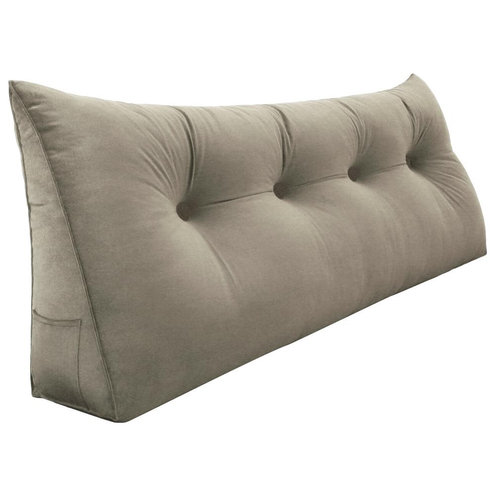 Cuscino A Cuneo Da Lettura Per Schienale, Cuscino Antireflusso Per Letto, Cuscini Gambe Lombare Di Supporto Per Divano, Grandi Testata Letto 120cm Lx20cm Px50cm A - Foto 1