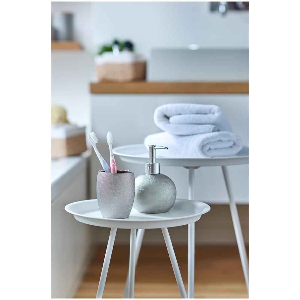 Distributore Di Sapone Glitter - Colore Argento, - Foto 2