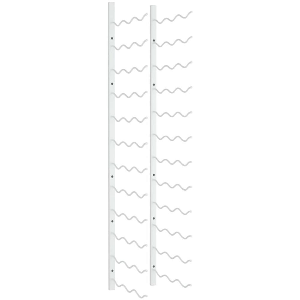 Portavini Da Parete Per 36 Bottiglie Bianco In Ferro - Foto 2