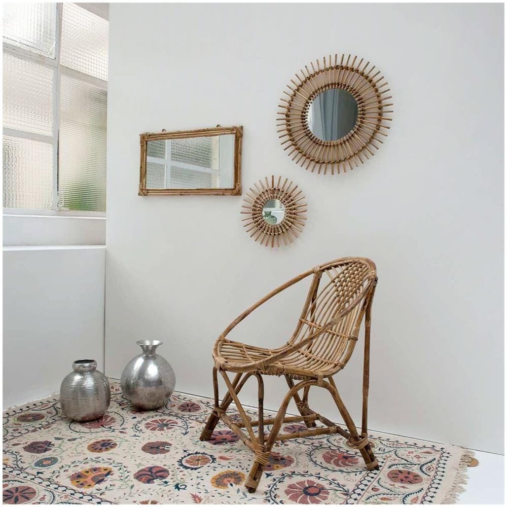 Dino Moka Round Rattan Specchio - Foto 2