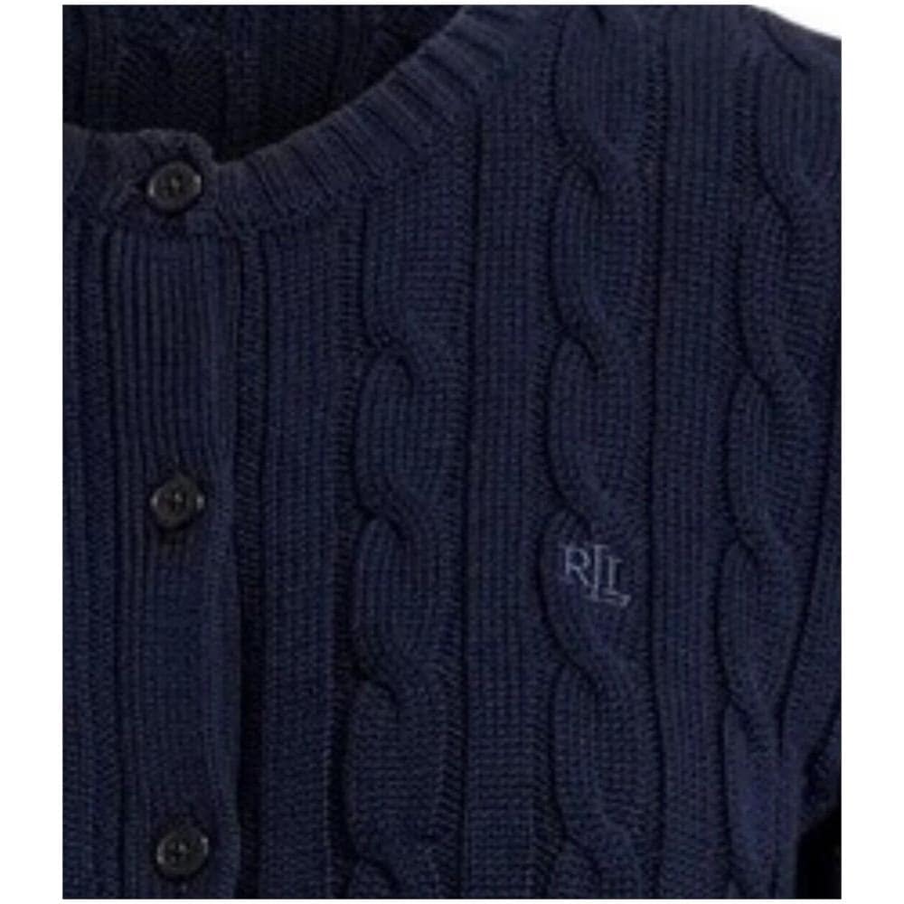 Ralph Lauren Cardigan Trecce Donna 100% Cotone Tg Xs - Foto 2