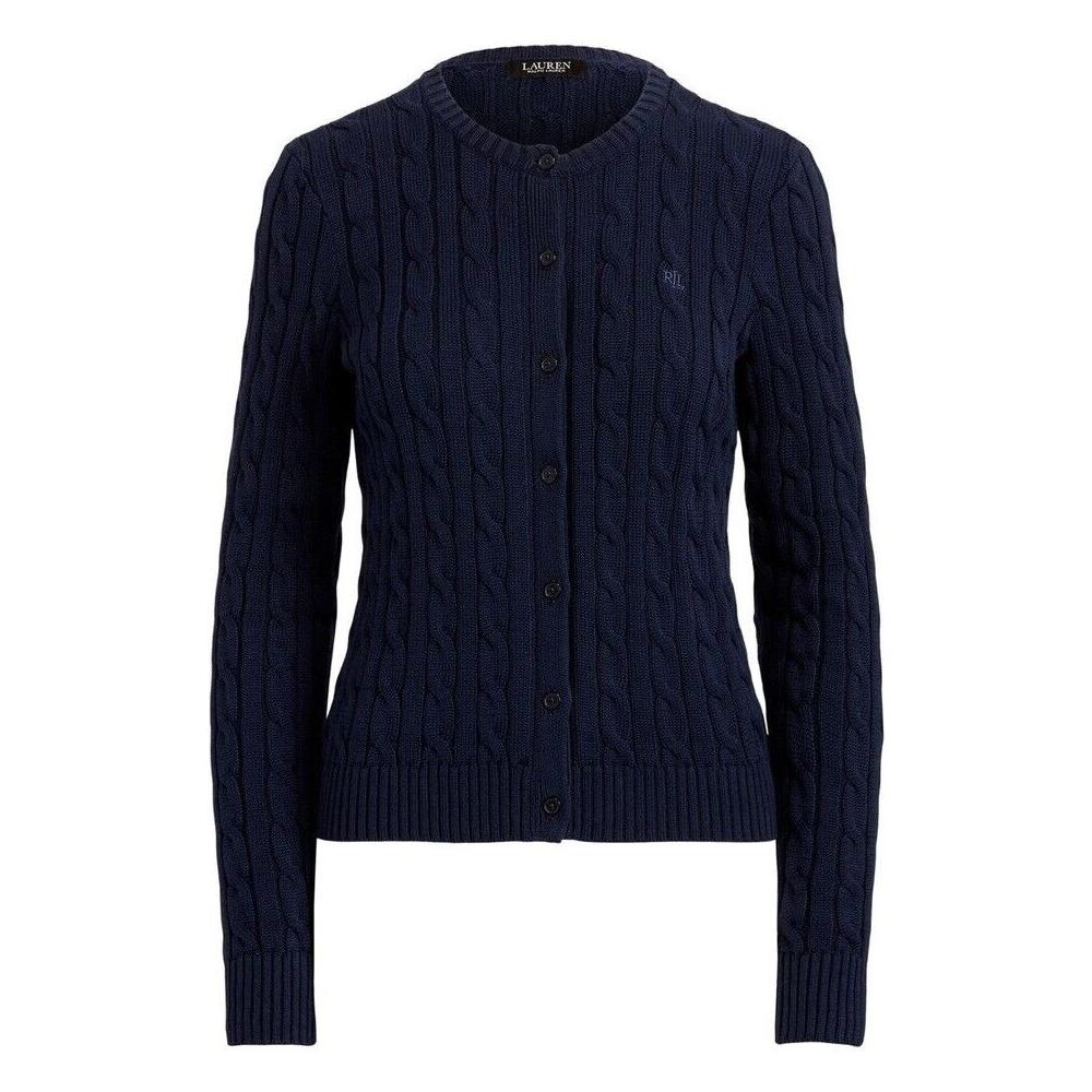 Ralph Lauren Cardigan Trecce Donna 100% Cotone Tg Xs - Foto 5