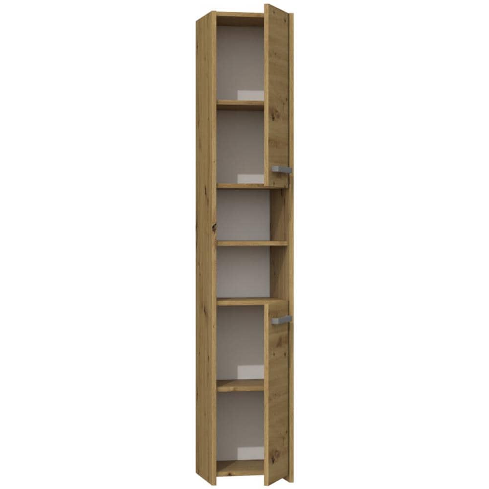 S30 Artisan Mobile Aggiuntivo S30 Artisan Bagno E Doccia Argentato Rovere Laminato Abs Plastica Truciolare - Foto 3