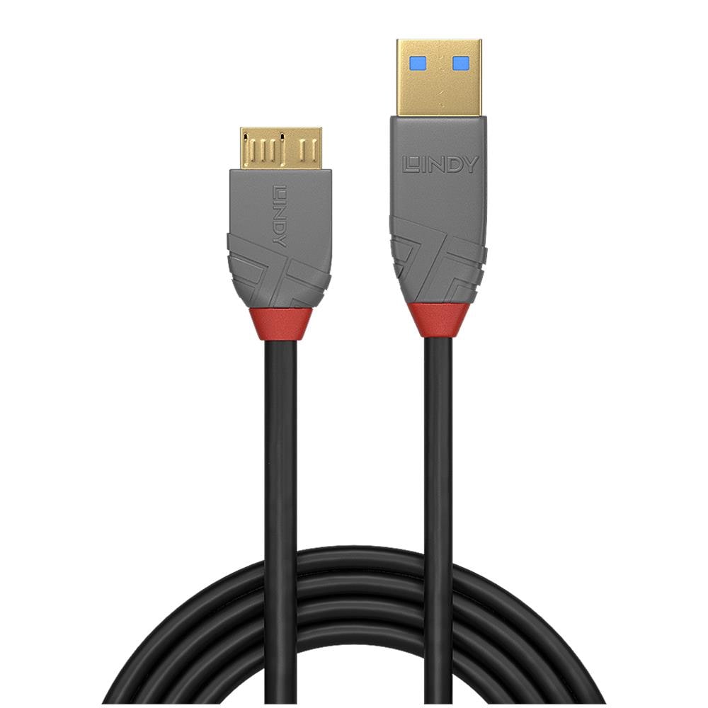 36768 cavo USB 3 m USB 3.2 Gen 1 (3.1 Gen 1) USB A Micro-USB B Nero - Foto 2