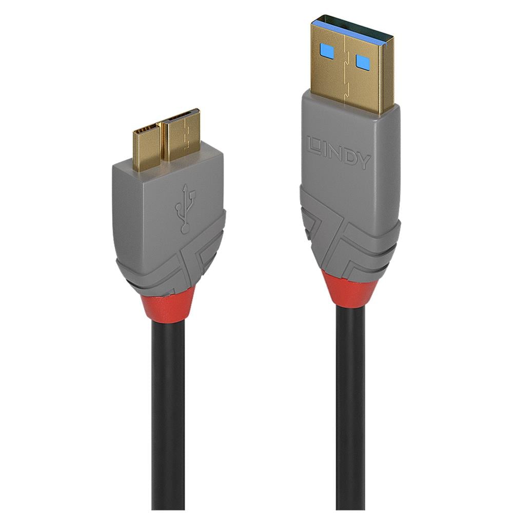 36768 cavo USB 3 m USB 3.2 Gen 1 (3.1 Gen 1) USB A Micro-USB B Nero - Foto 1