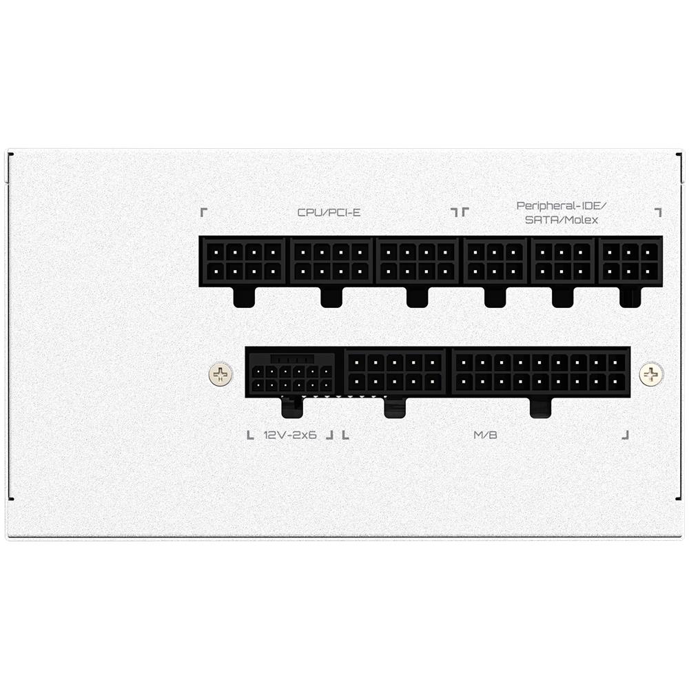Alimentatore UD1000GM PG5 V2 ICE 1000 W ATX 3.1 PCIe Gen 5.1 80 PLUS Gold Totalmente Modulare Ventola 120 mm Bianco - Foto 7
