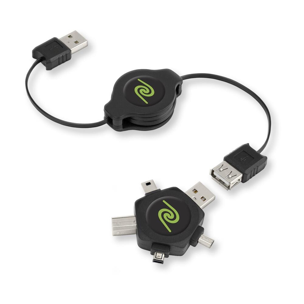 Cavo Usb Con Multi Adattatore Intercambiabile Retrattile Eucablestar 181204000376 - Foto 1
