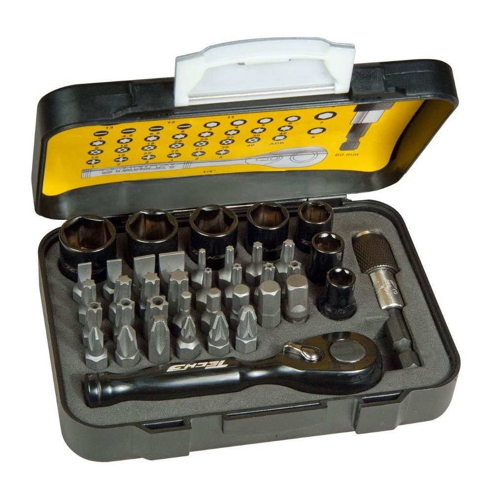 Set 39 Pezzi Tech 3, Inserti 25 Mm, Attacco 1/4" Modello Stht9-13906 - Foto 1