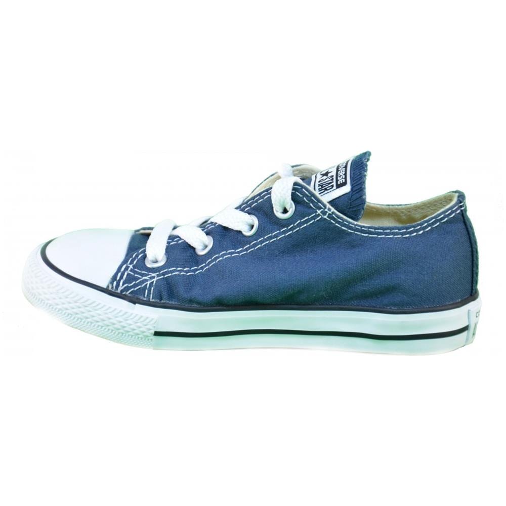 All Star Scarpe Sportive Bambino Blu Tela Lacci 7j237c numero 21 - Foto 3