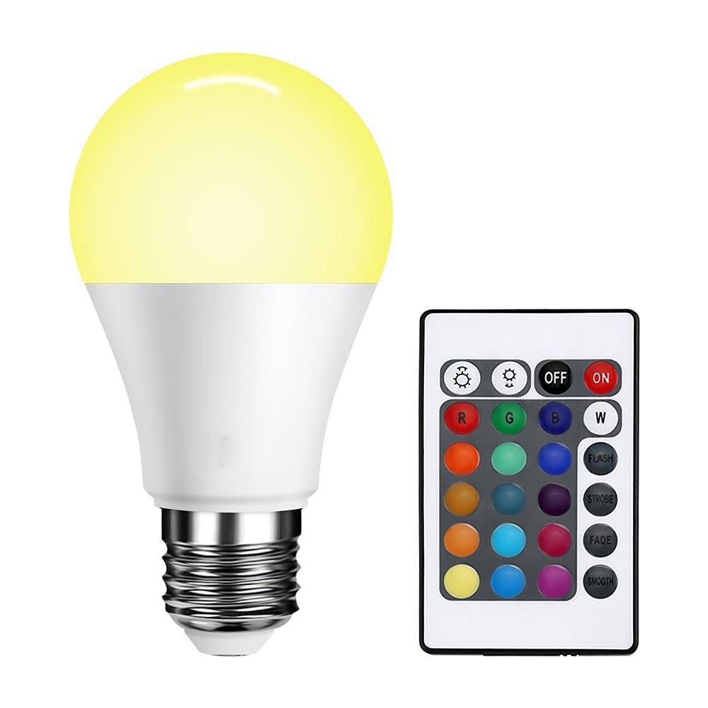 Lampadina Lampada Led Rgb 3w Watt E27 Telecomando Luce Color Dr - Foto 1