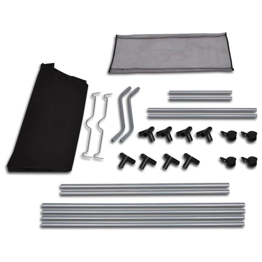 Portabiancheria 2 Pz Nero E Grigio - Foto 3