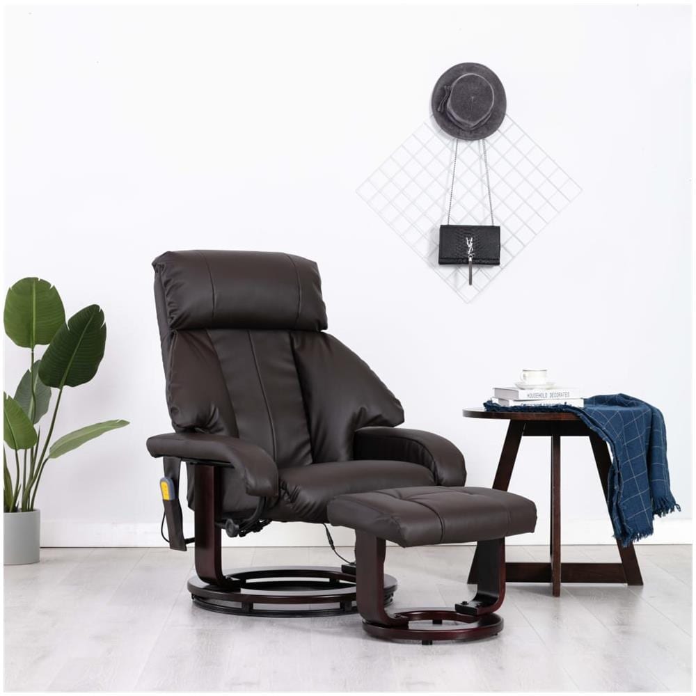 Mendler Poltrona Relax TV HWC-H18 Regolabile Ecopelle 75x70x99cm Nero