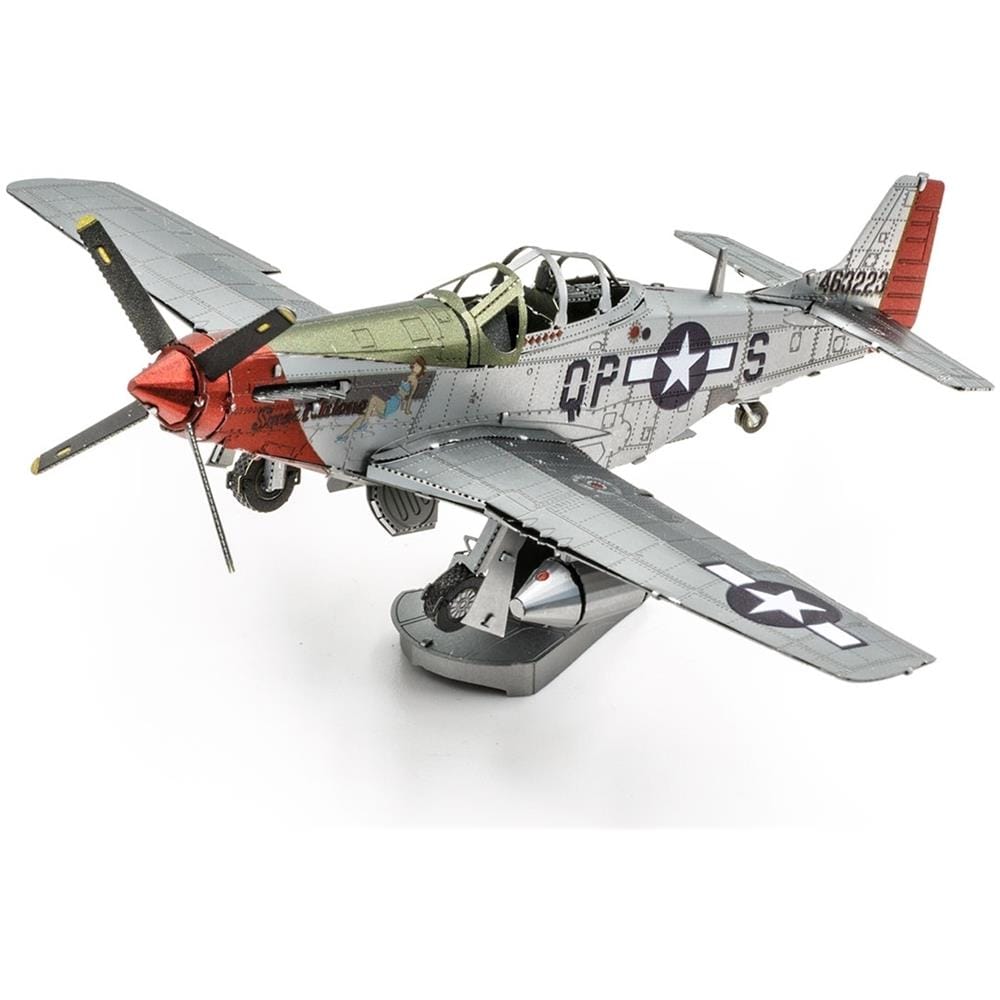 Metal Earth P-51d Mustang Sweet Arlene Puzzle Di Metallo 3d - Foto 1