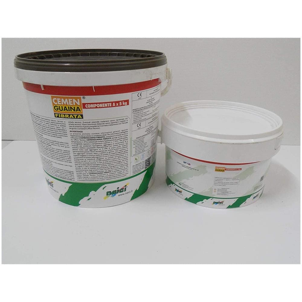 Cemenguaina Fibrata Colore Grigio- Guaina Liquida Bicomponente Cementizia - Grigio - Kit A+b Kg 5 - Foto 1
